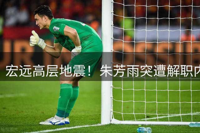 宏远高层地震！朱芳雨突遭解职内幕披露，少东家接棒开启新时代